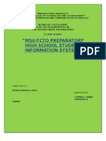 MSU-TCTO PREPARATORY HIGH SCHOOL STUDENT INFORMATION SYSTEM