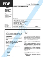 NBR 7195 NB 76 - Cores Para Seguranca