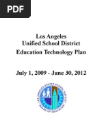 Download LAUSD District Documents - Education Technology Plan - 2009-2012  by tseiple7 SN15071983 doc pdf