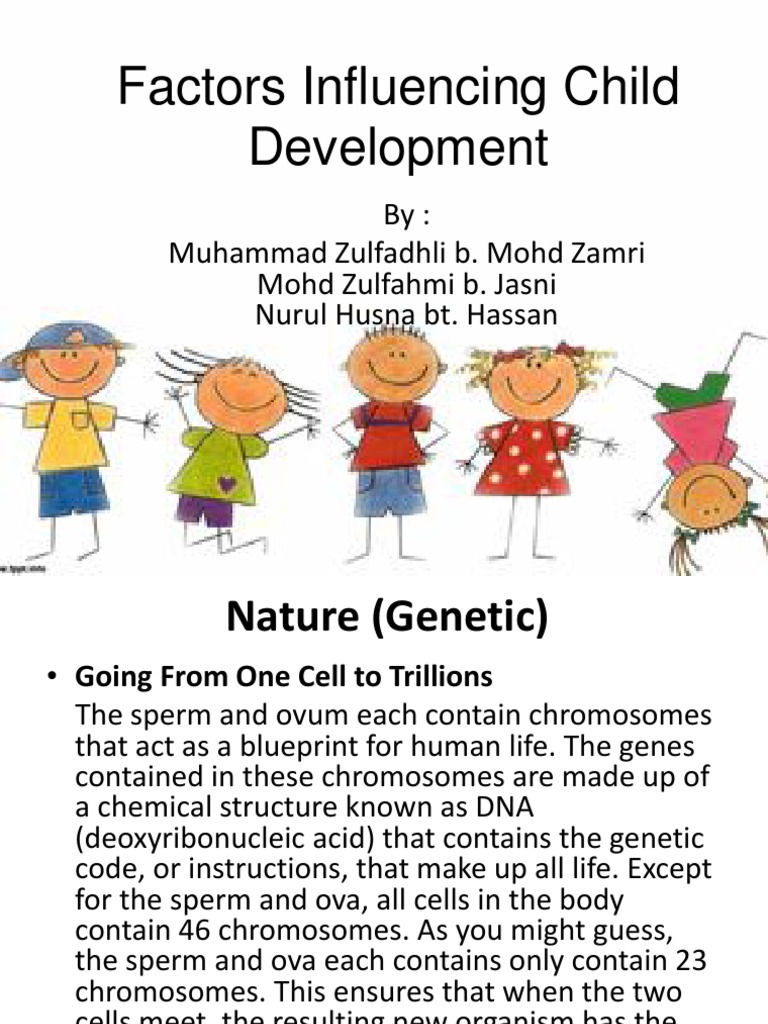 Factors Influencing Child Development.pptx Gene Down Syndrome