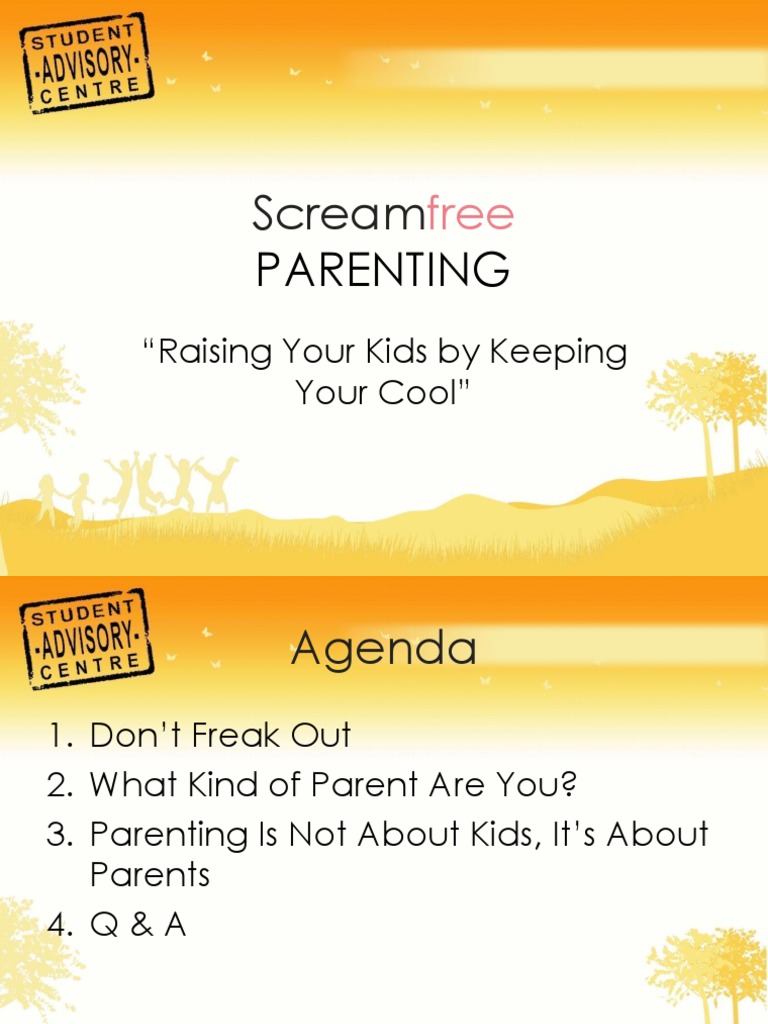 Screamfree Parenting Insights PDF Parenting Relationships