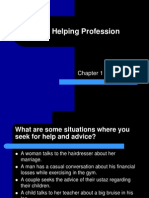 Chapter 1 the Helping Profession