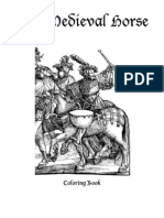 Medieval Horse Coloring Book - Detailed Illustrations