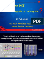 CTO Lesion PCI: Antegrade or Retrograde