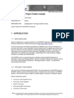 Project Charter Generic