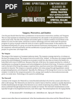 Vampires, Werewolves, And Zombies