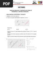 Ejercicios Resueltos de Vectores