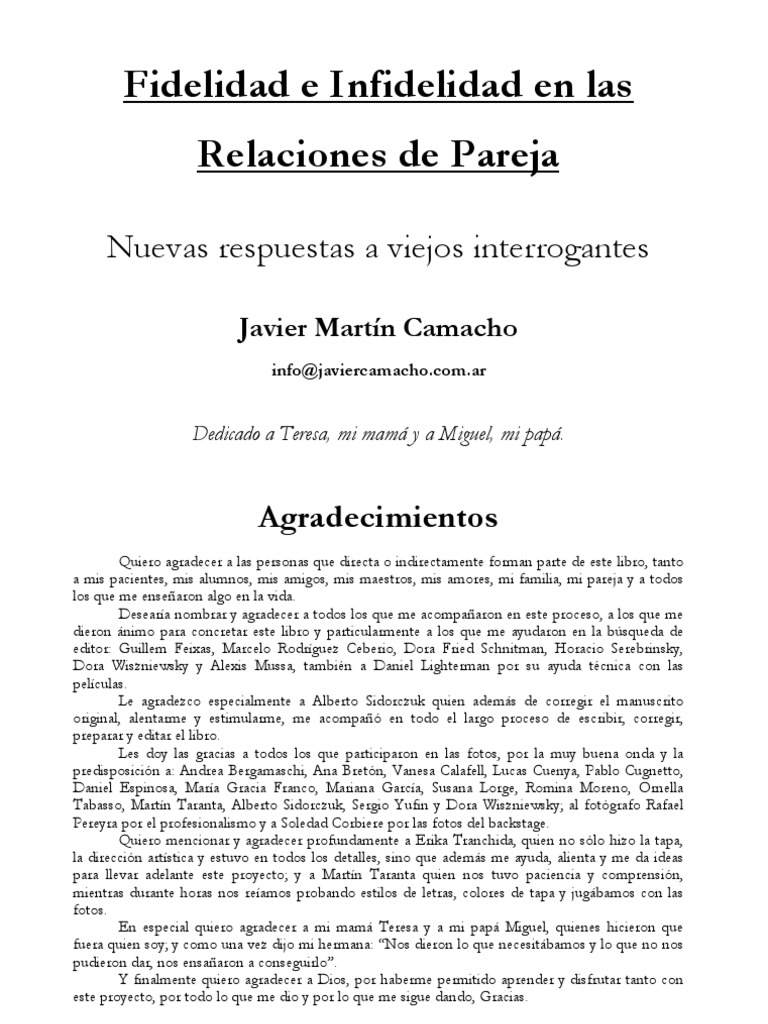 Si Tengo Clamidia Mi Pareja Me Fue Infiel Fidelidad e Infidelidad en Pareja | PDF | Infidelidad | Hombre