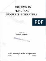 Problems in Vedic and Sanskrit Literature: New Bharatiya Book Corporation