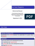 Use Case Diagrams: Mohammad Mousavi