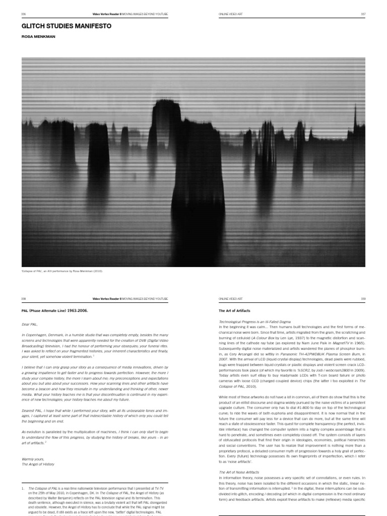 Glitch Studies Manifesto | PDF | Young Adult