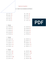 Resolución Suma y Resta de Numeros Enteros 1