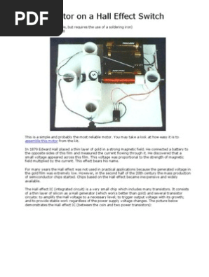 Hall Effect Motor