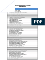 Listado Personal Diplomatico Actividad Segundo Trimestre PDF