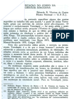 A fabricação do corpo na sociedade xinguana, Eduardo V. de Castro_1979