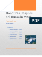 Honduras Después Del Huracán Mitch
