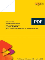 Resumen Legislativo 12/2009 Al 5/2013 - Cjal Julio Irurueta