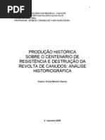 Canudos Análise historiográfica