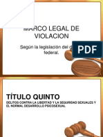 Marco Legal de Violacion