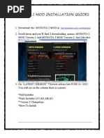 Download Mydota 2 Mod Installation Guides by Silver Dota Mod SN150804827 doc pdf