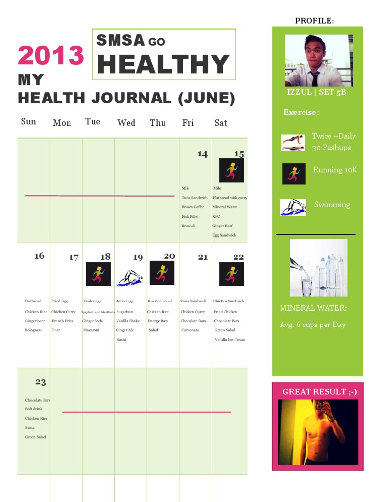 June 2013 Health Journal Summary | PDF