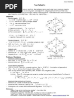 Flow Network Synopsis