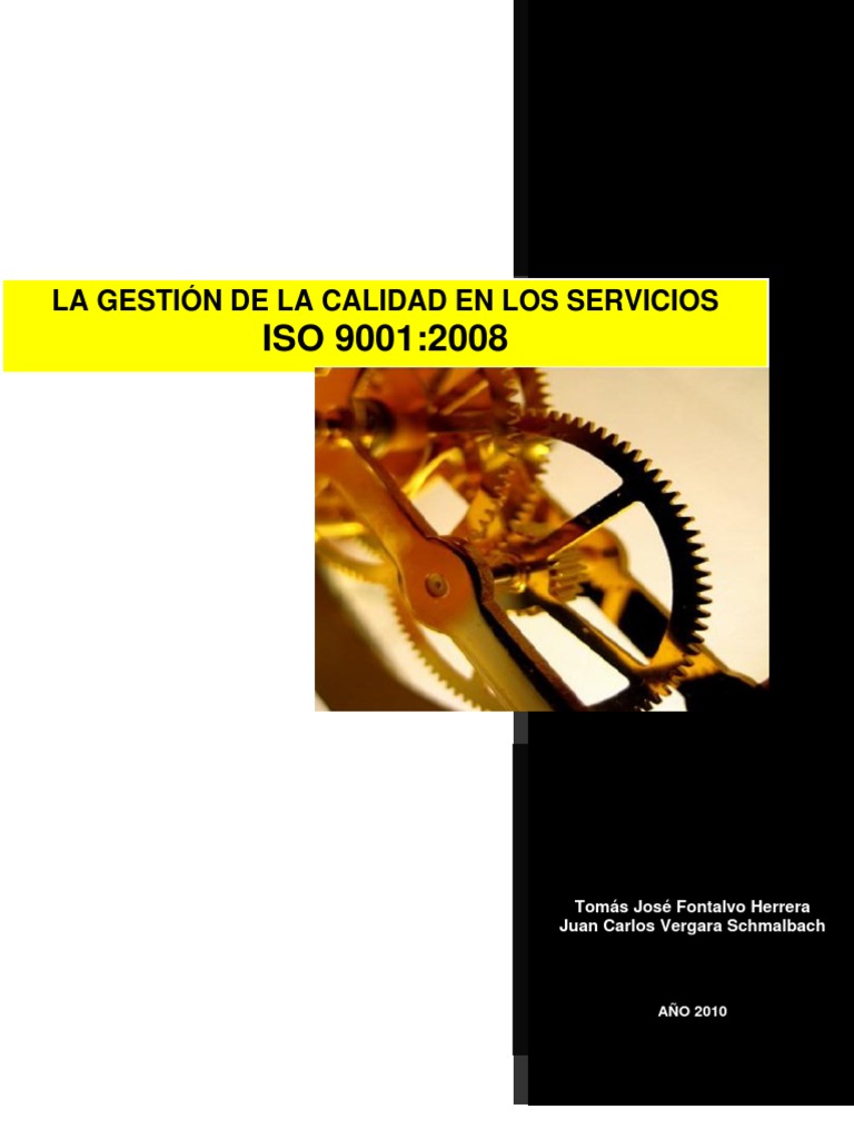 La Gestion de La Calidad en Los Servicios ISO9001-2008 | PDF | Finanzas ...