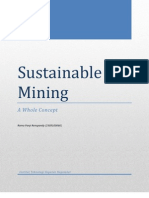 Sustainable Mining Concept