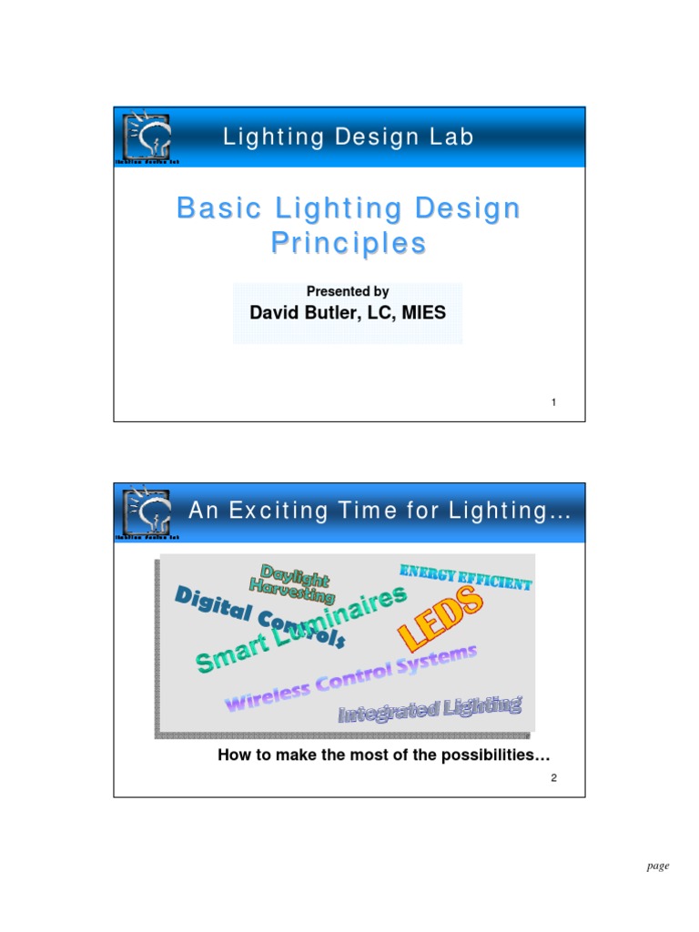 Basic LDPrinciples2012Seattle 2x | PDF | Lighting | Electrodynamics
