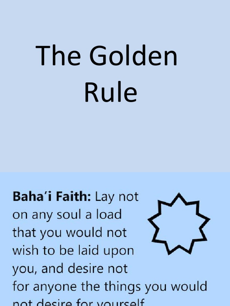 Golden Rule | PDF