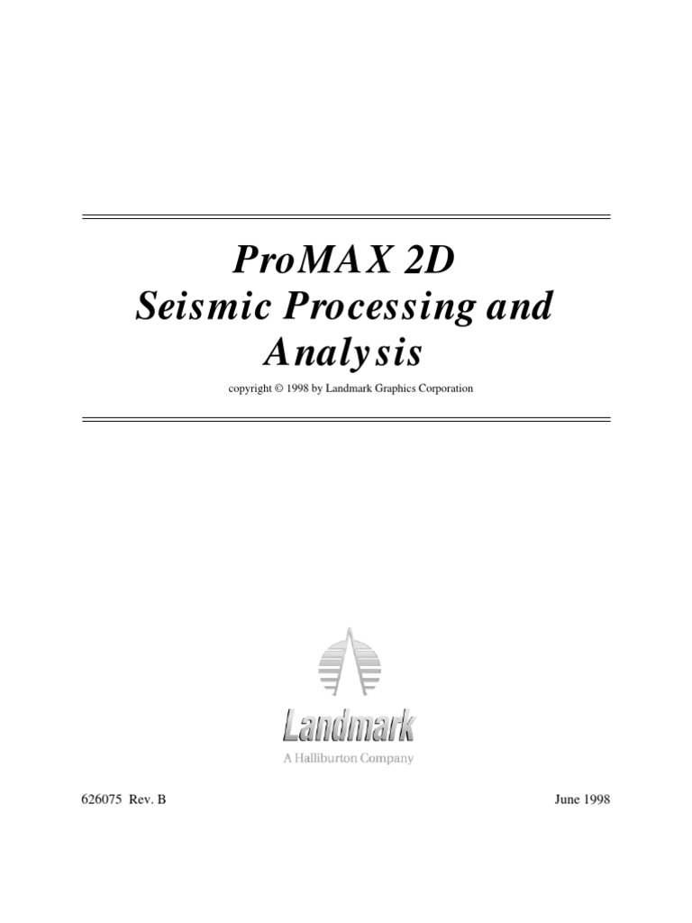 Promax 2D Seismic Processing & Analysis | Reflection Seismology |  Spreadsheet