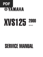 Download Yamaha XVS 125 00 - Service Manual by Balazs Sebesteny SN150842201 doc pdf