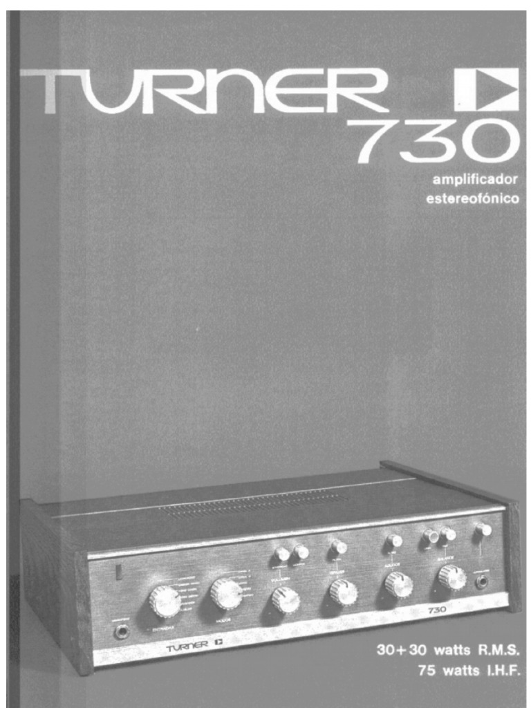 Turner 730 | PDF