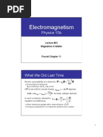 Electromagnetism: Physics 15b