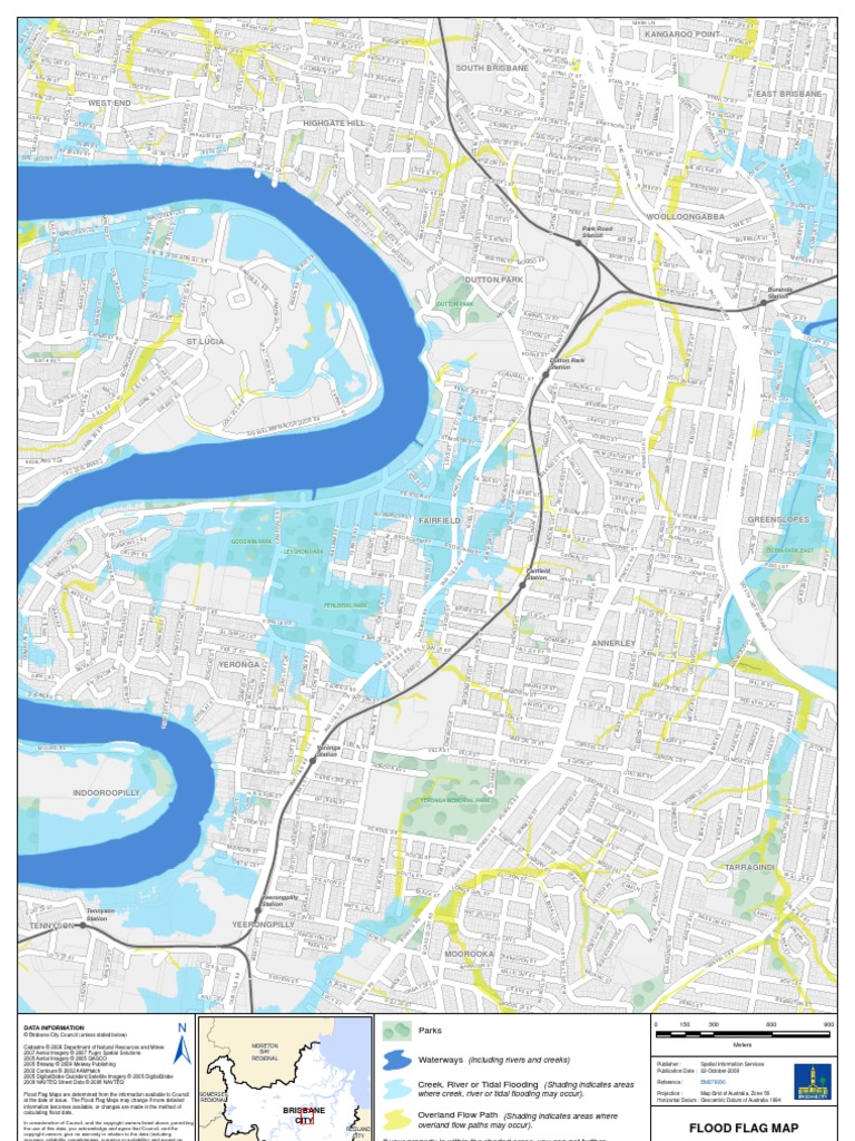 Flooding Fairfield Flood Flag Map - 1669269827