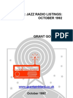 'News: Jazz Radio Listings: October 1992' by Grant Goddard
