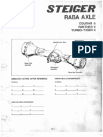Raba K598 Axle Service Manual
