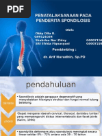 Download Penatalaksanaan Pada Penderita Spondilosis by Fiqna Syani SN150854350 doc pdf
