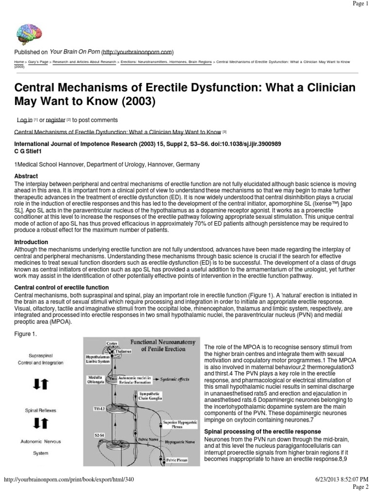 Erectile Dysfunction Essay
