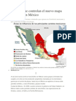Cárteles Que Controlan El Nuevo Mapa Del Narco en México