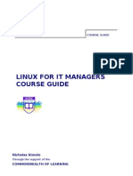Linux For It Managers Course Guide