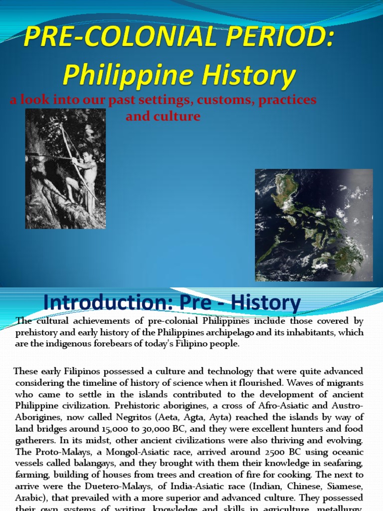 Pre colonial period Philippines Languages