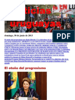 Noticias Uruguayas Domingo 30 de Junio Del 2013