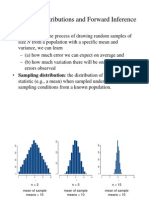 Sampling Distributions and Forward Inference