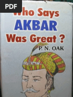 Who Says Akbar Was Great Pdf