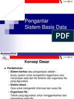 Pengantar Sistem BasisData