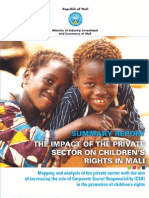 The Impact of The Private Sector On Children's Rights in Mali