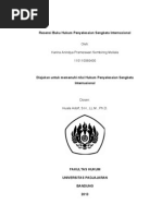 Download Resensi Buku Hukum Penyelesaian Sengketa Internasional by Karina Sembiring Meliala SN150875386 doc pdf