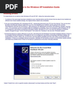 Windows XP Installation Guide