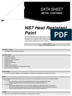 Heat Resistant Paint Datasheet